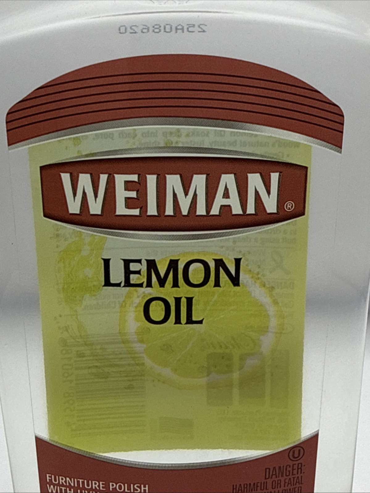 NEW! Weiman Lemon Oil Wood Furniture Polish with UVX-15 Sunscreen, 16 Fl. Oz.