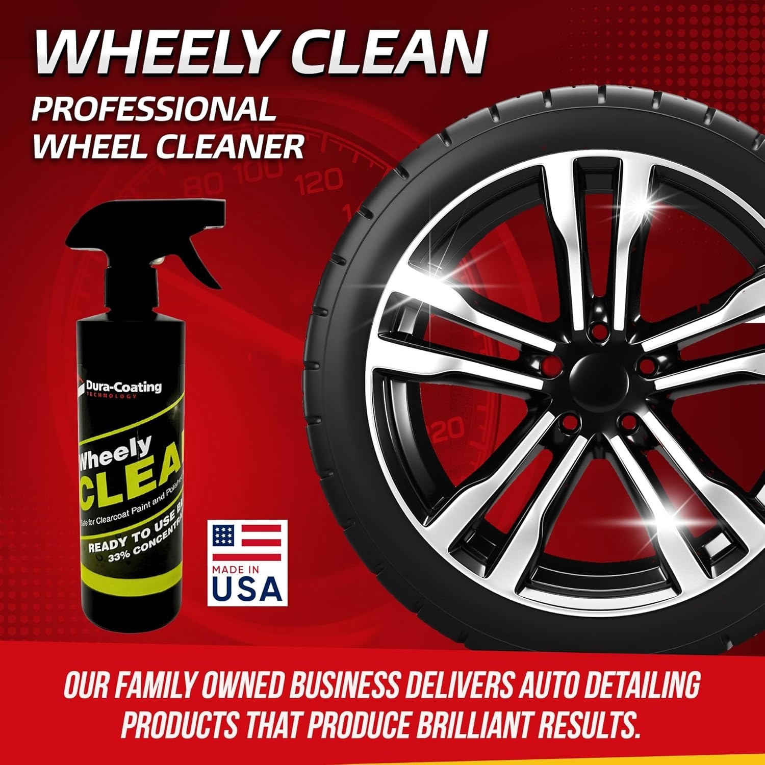 DURA-COATING Professional Wheel Cleaner Spray 16 oz