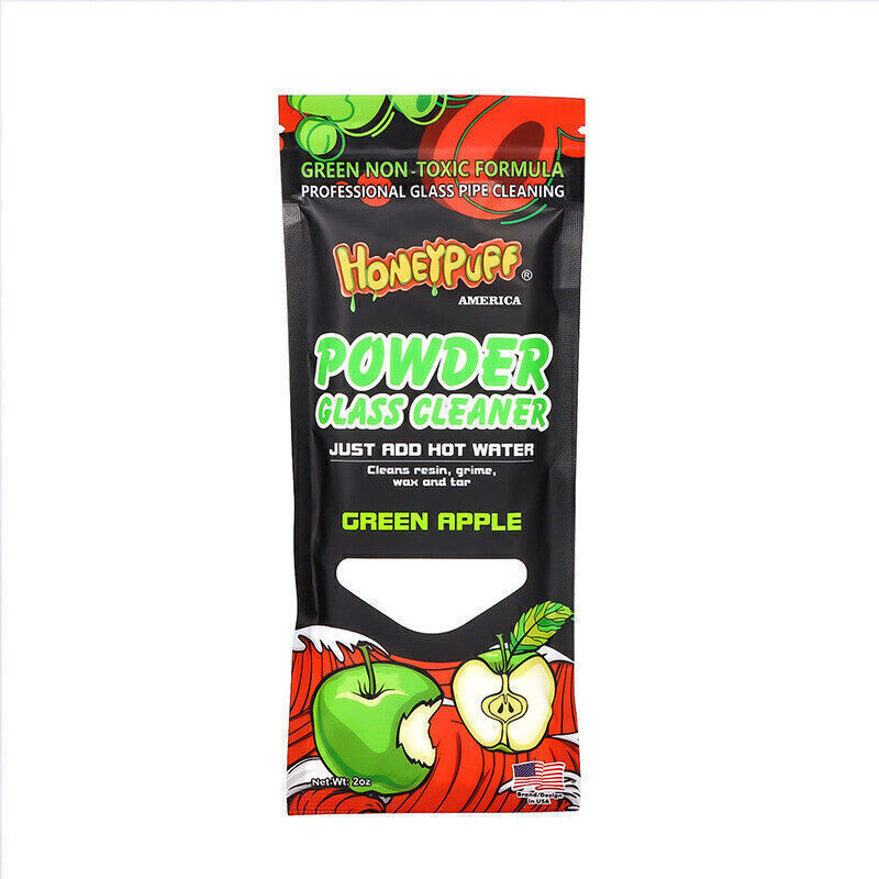 12 Pack/Box Apple Scented Cleaner – For Glass Bongs/2 Pack Glass Cleaning Wipes
