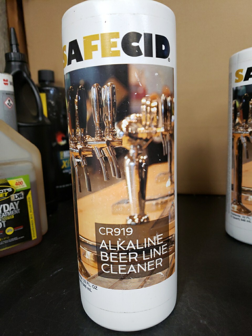 Safecid CR919 Alkaline Beer Line Cleaner- 32 Fl Oz Bottle