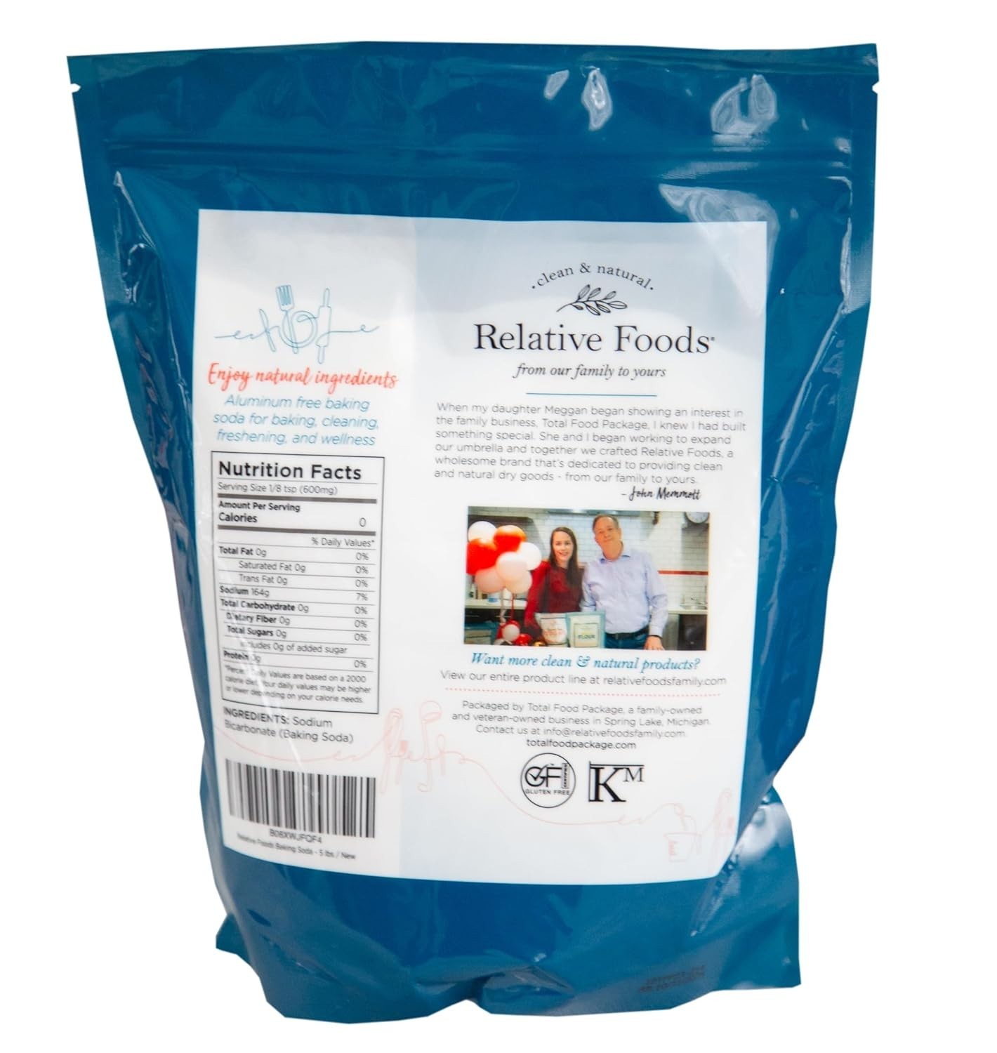 Versatile 5-Pound Pure Baking Soda – Ideal for Cooking, Cleaning & DIY Projects