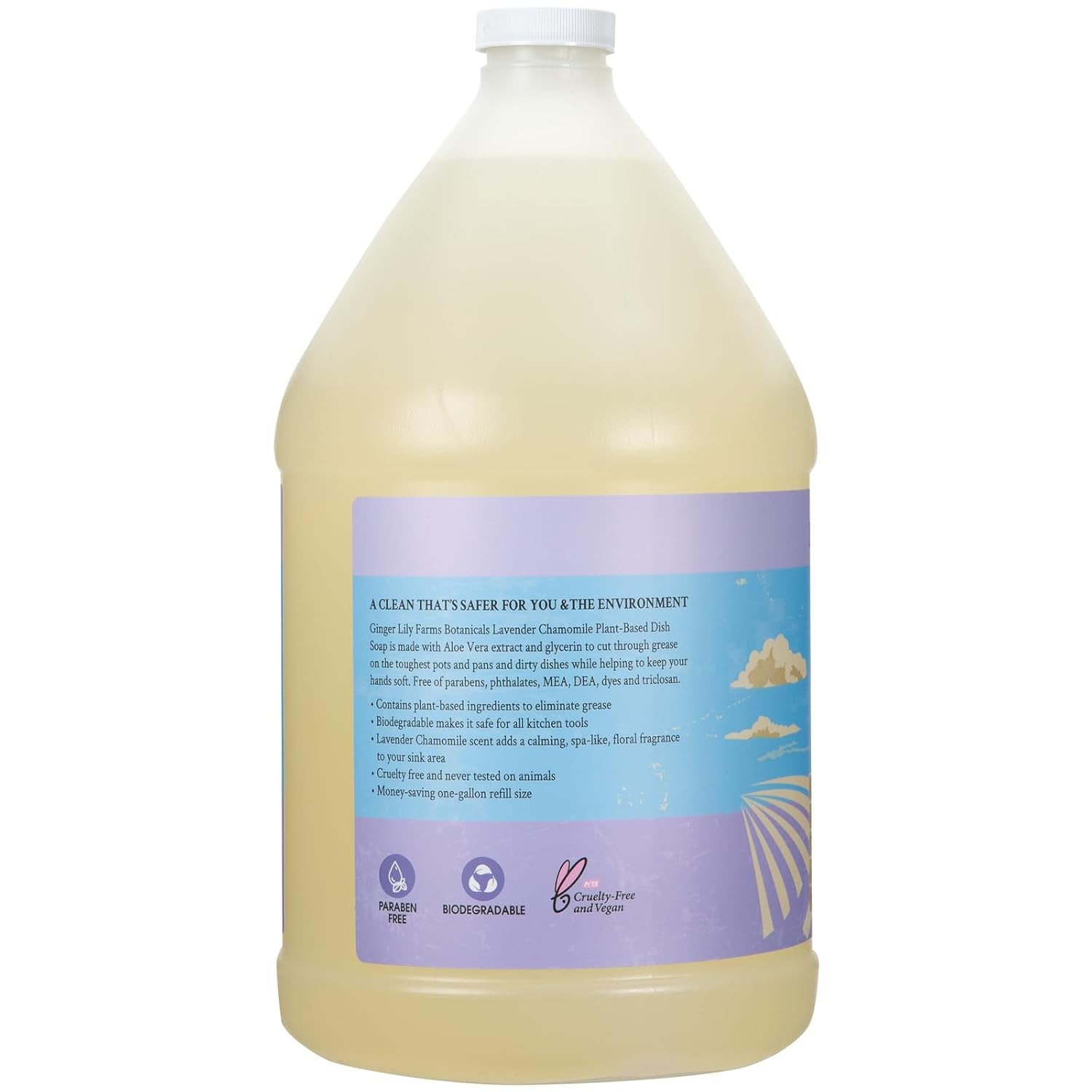 Concentrated Plant Based Liquid Dish Soap Non Toxic Vegan Eco Friendly