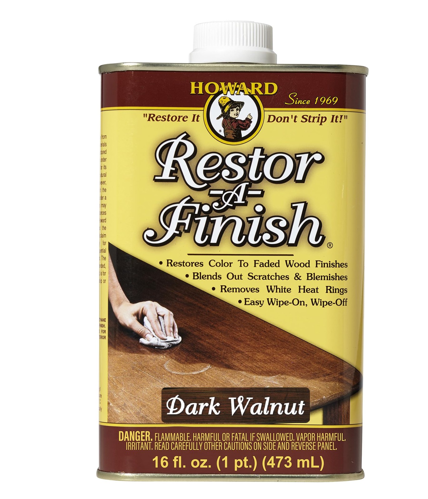 RF6016 Restor-A-Finish, 16 oz, Dark Walnut