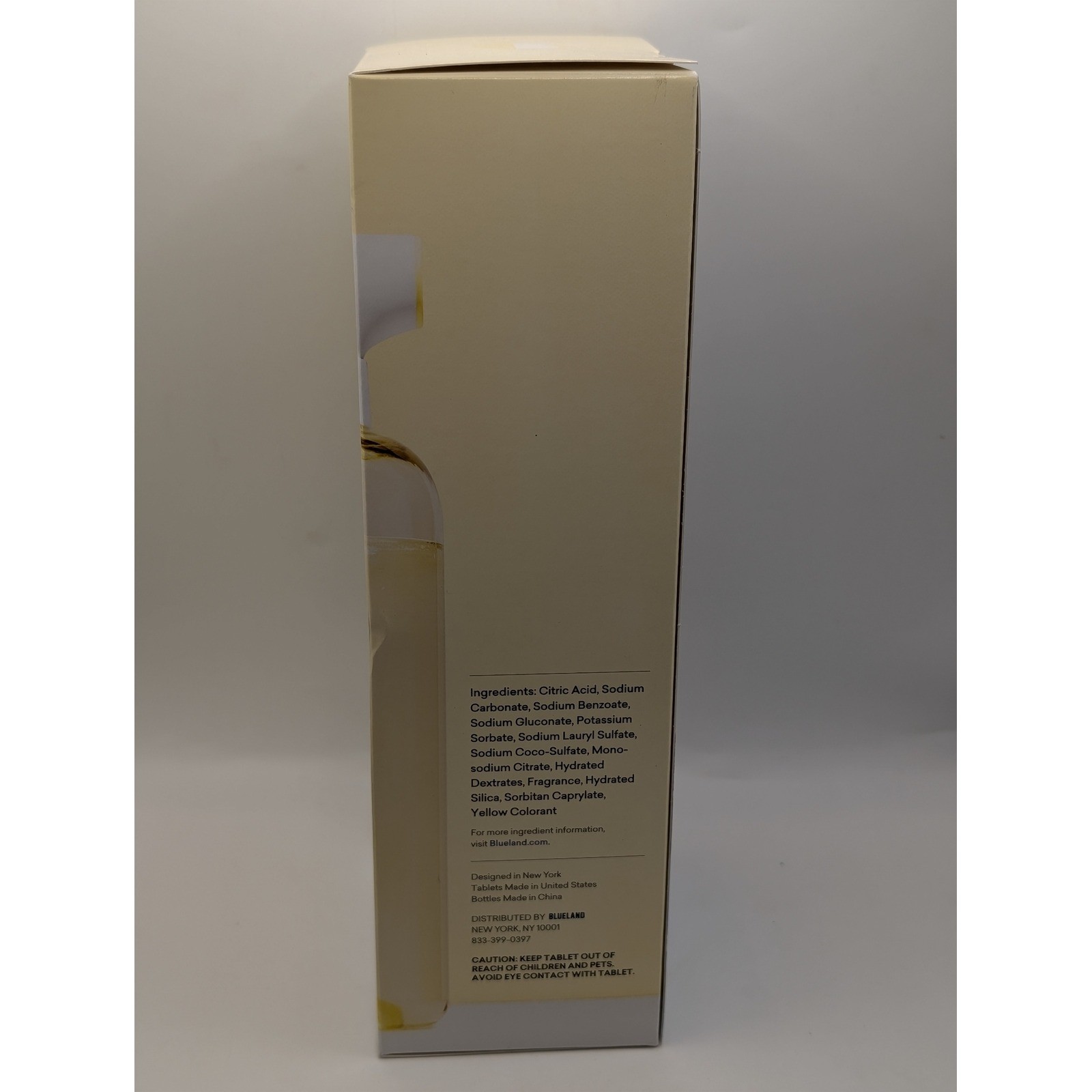 Blueland Multi-Surface Cleaner Starter Set Fresh Lemon 24oz Refillable Bottle