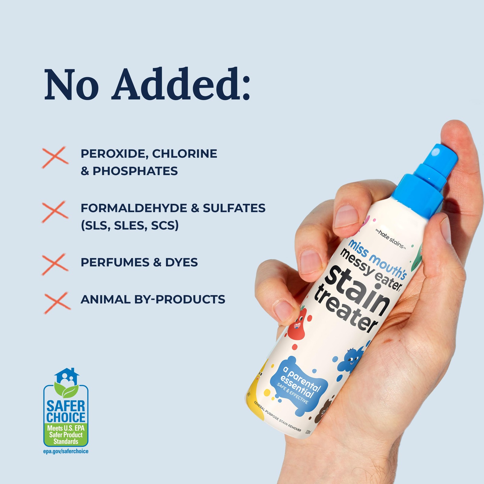 Miss Mouth’s Messy Eater Stain 4 Fl Oz (Pack of 1), Treater