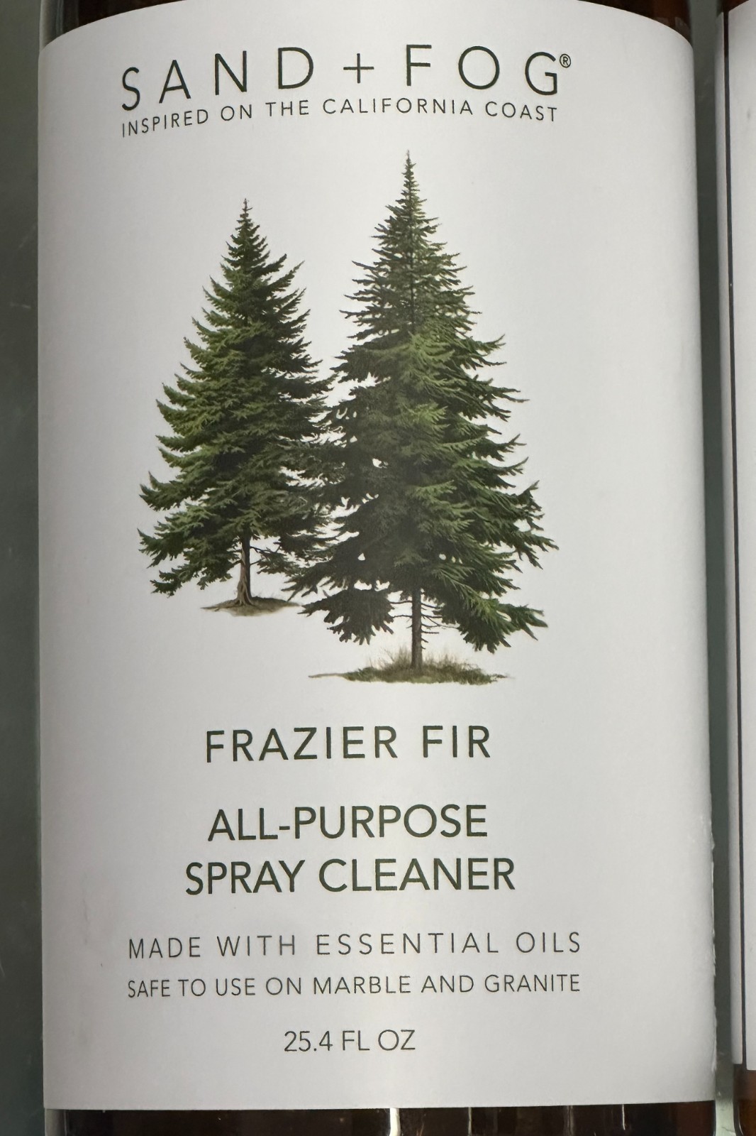 SAND + FOG™ Plant-Based Kitchen REFRESHER & CLEANER ~ FRAZIER FIR 25.4 oz