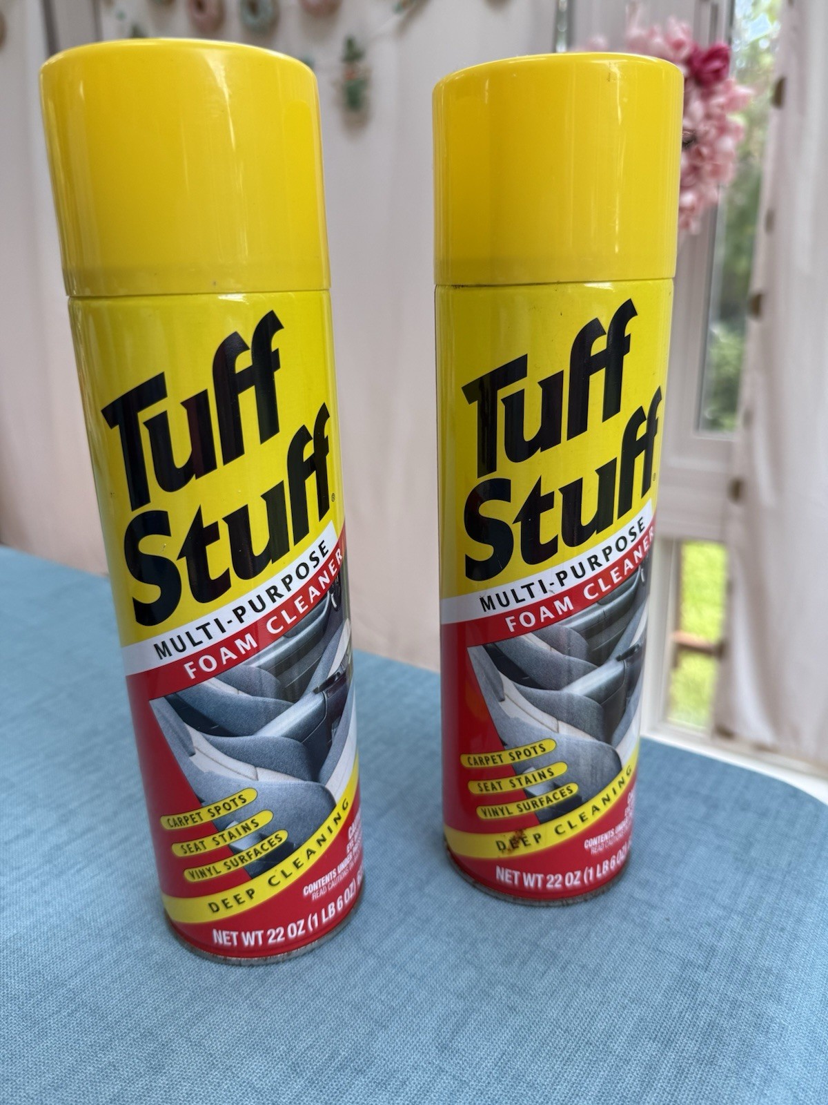 Tuff Stuff Multi Purpose Foam Cleaner for Deep Cleaning of Car Interior – 2 Pack