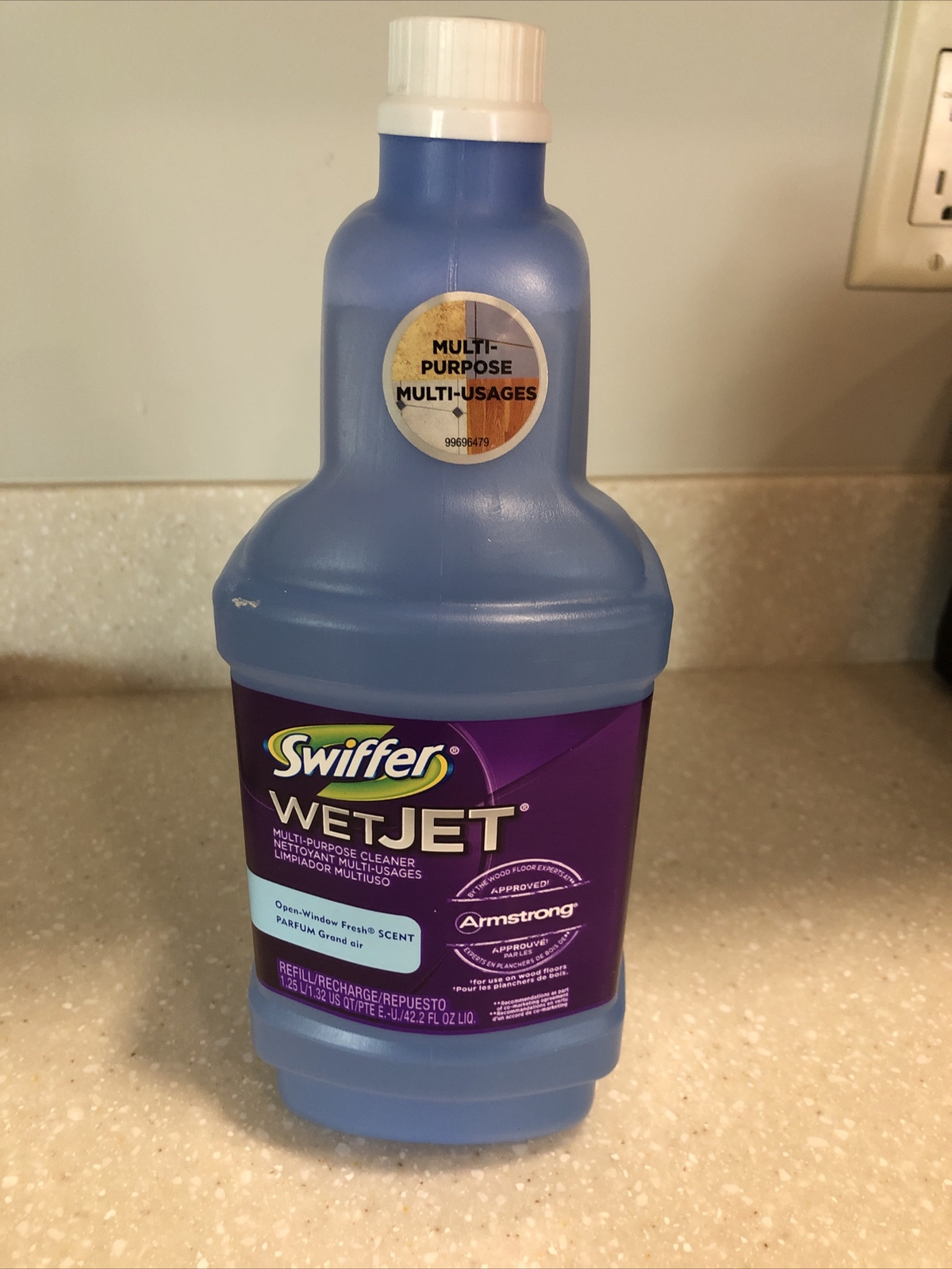 Swiffer WetJet 1.25 L FLOOR CLEANER Liquid Open Window Fresh Scent 23679 NEW!