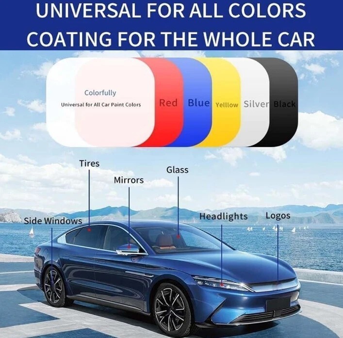 2PACK 120ML Advanced Car Quick-Acting Coating Agent Spray, Car Coating Spray
