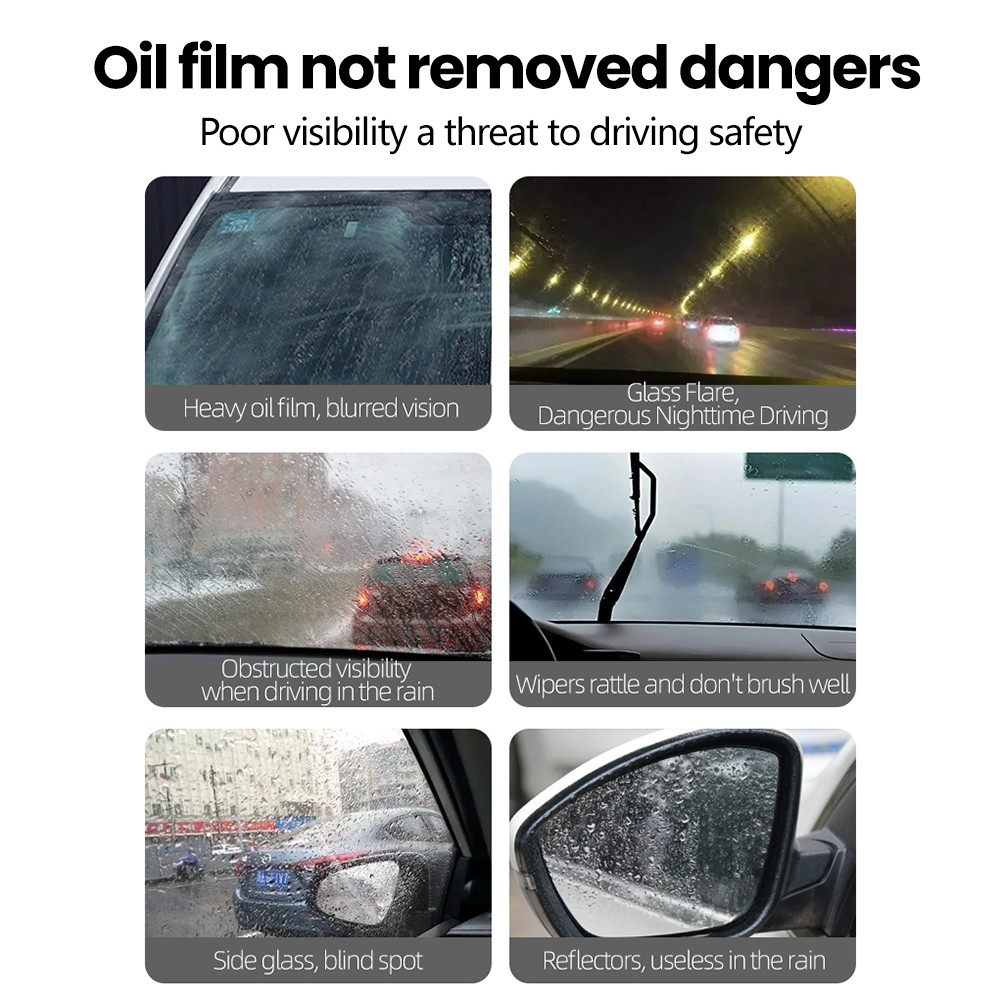 1PCS Automotive Oilfilm,Qifor Car Oil Film Cleaner,Glass Guard, Glass Cleaner