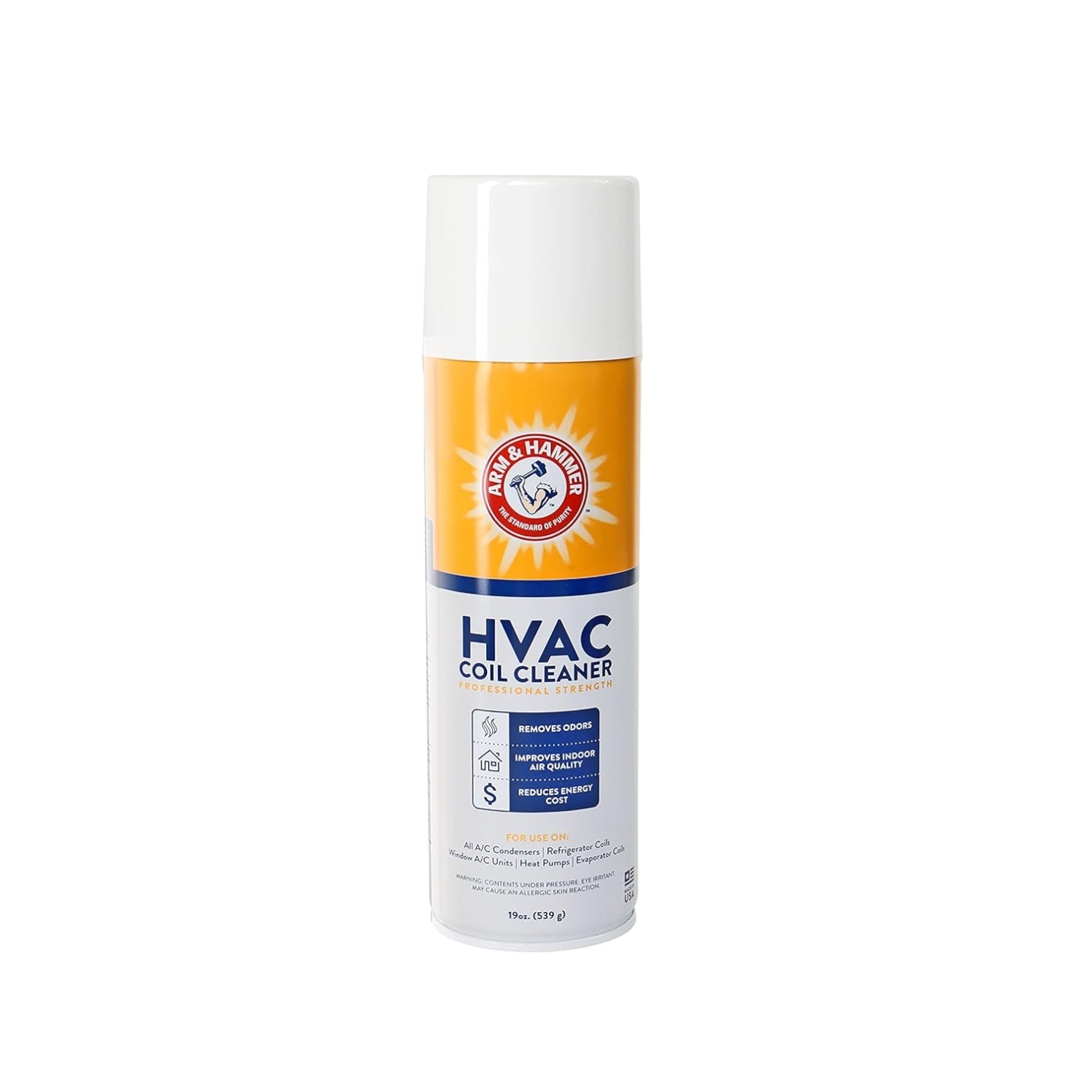 19 fl. oz Eco-Friendly Coil Cleaner – Enhance HVAC Performance & Eliminate Odors