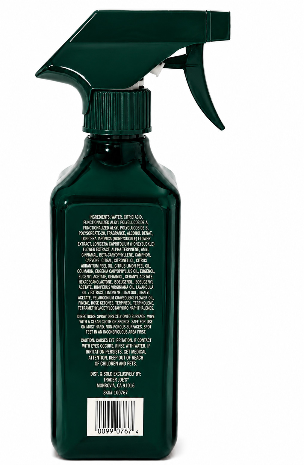 BERGAMOT & VETIVER SCENTED MULTI-PURPOSE CLEANER from TRADER JOE’S (Pack 2)