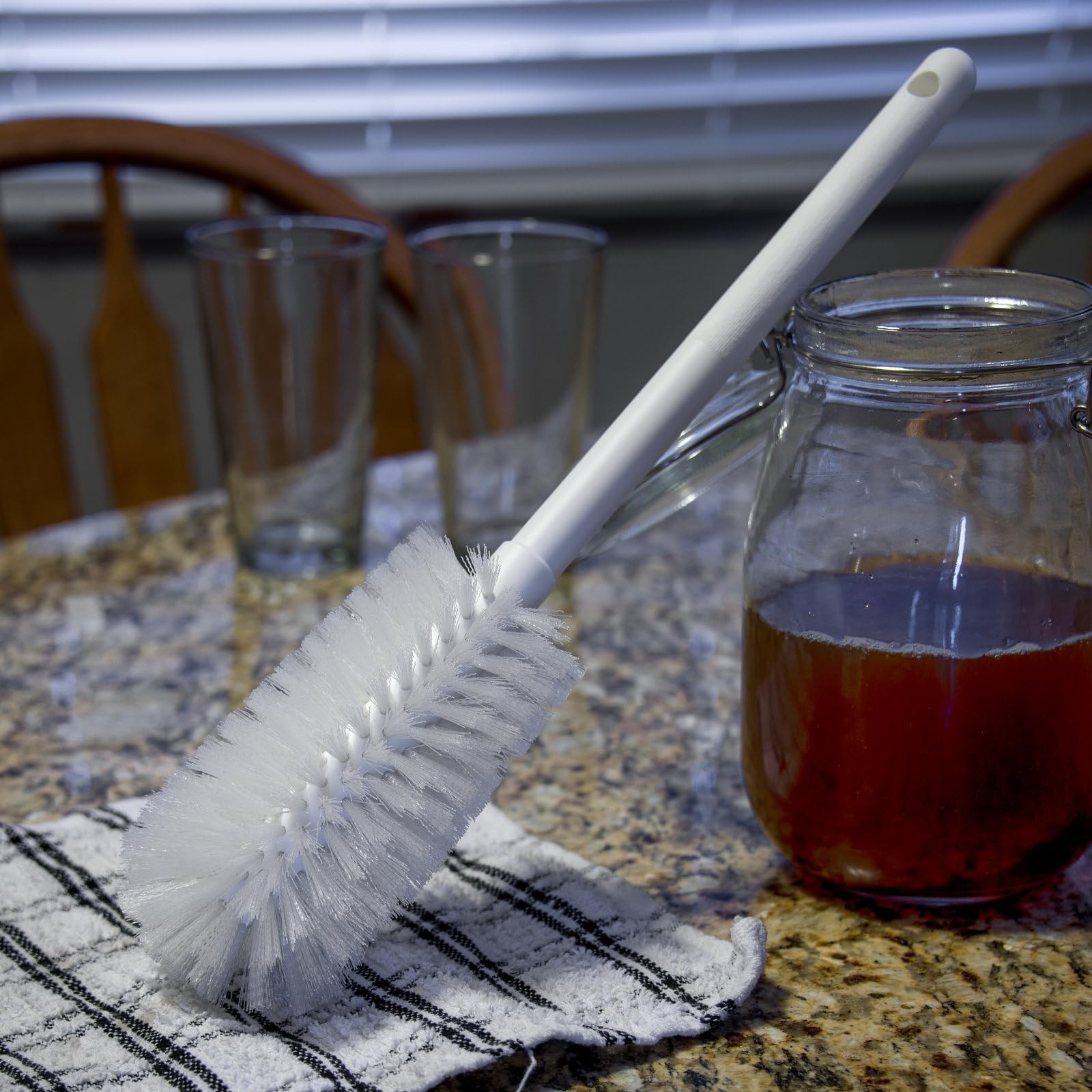 Large Water Bottle Brush Ideal for Wide-Mouth Jars, Bottles and Tumblers, Dis…