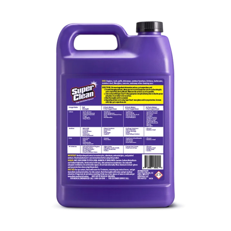 4 Pack Super Clean Tough Task Cleaner-Degreaser – 1 Gallon | 128 Fl oz Pk