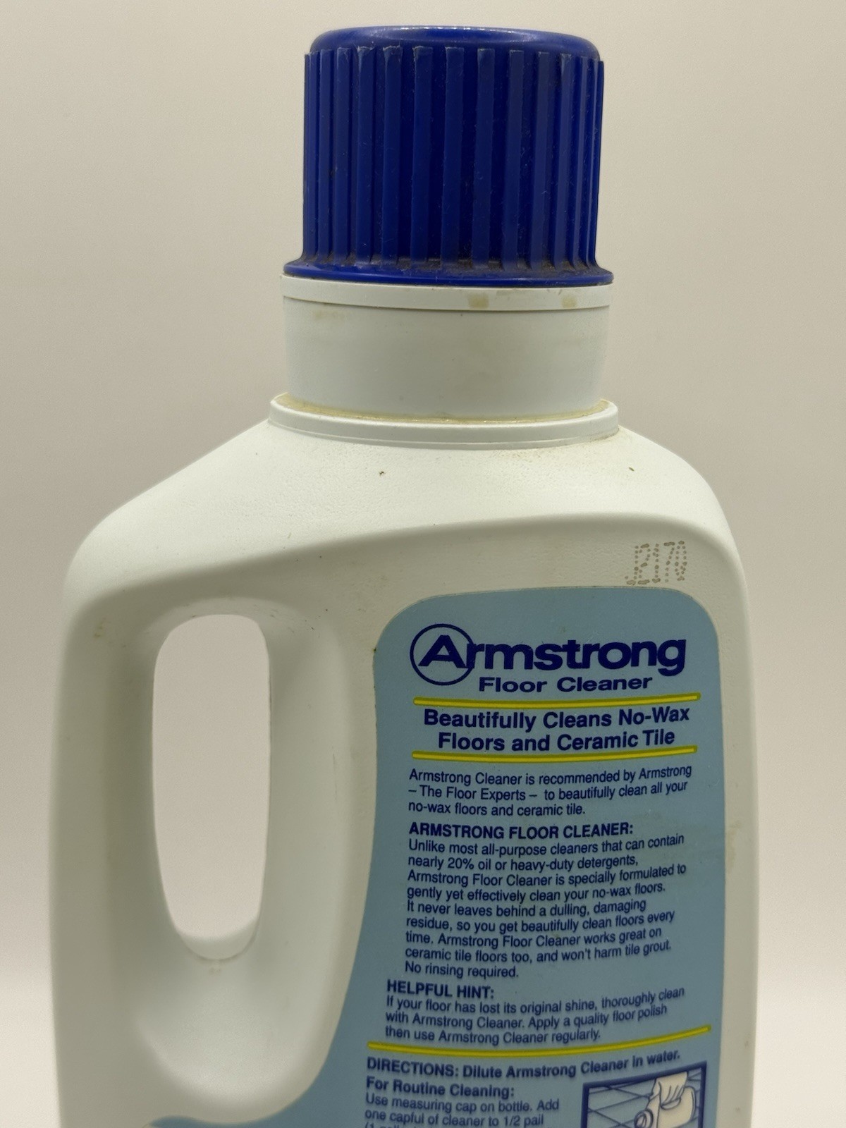Armstrong Floor Cleaner 32oz Concentrated Ceramic 1994 Vintage RARE Original HTF