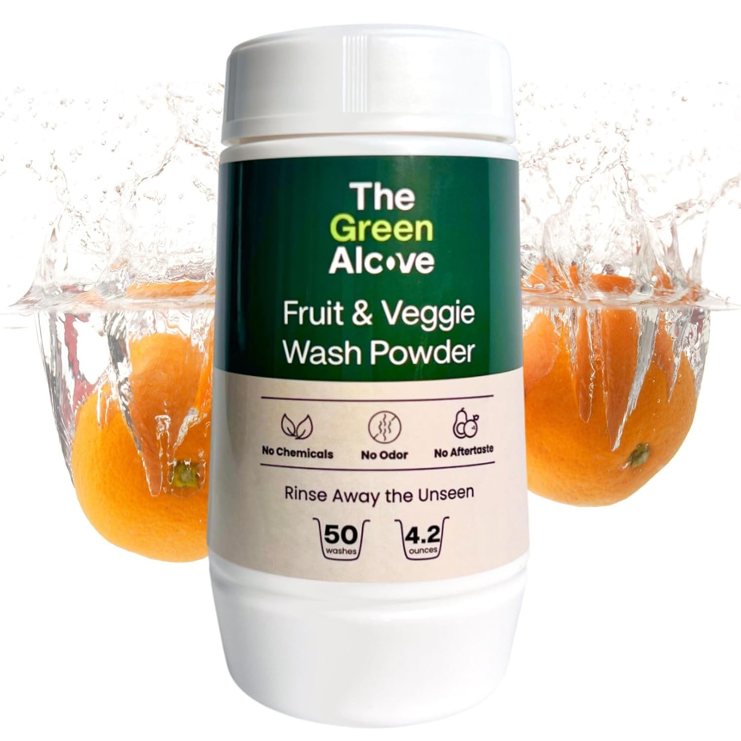 Fruit and Vegetable Wash Powder – Natural Produce Cleaner Removes Dirt and