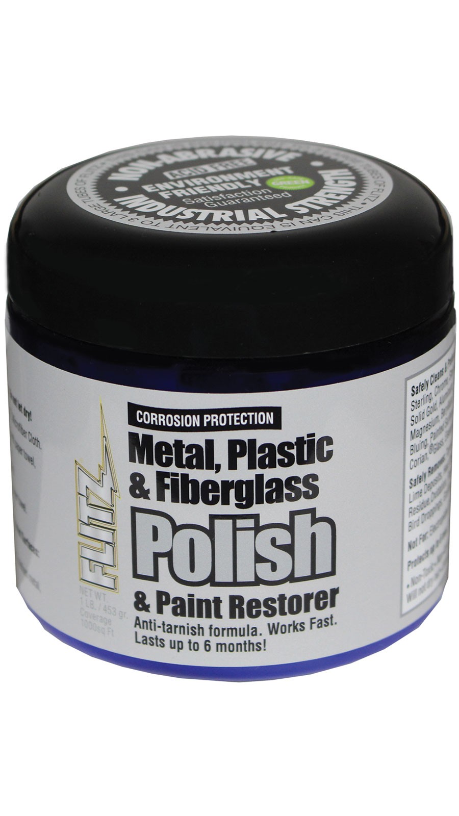 metal polish paste stainless steel aluminum chrome buffing cleaner 1lb