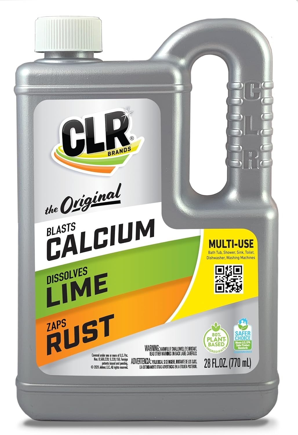 CLR Calcium Lime & Rust Remover Multi-Use Household Cleaner 28 fl oz
