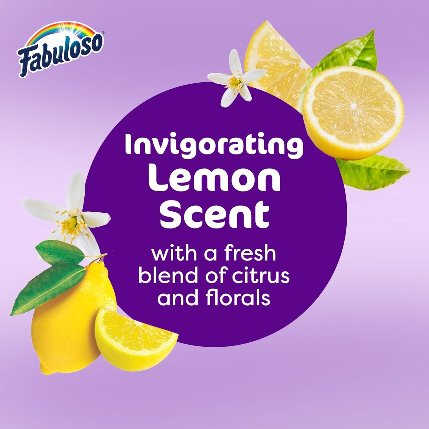 2X Concentrated Lemon Scented Cleaner – Multi-Surface & Bleach-Free, 56 Fl Oz