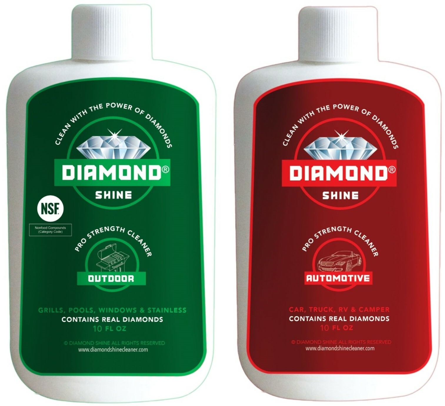 Diamond Shine Professional Combo Pack Automotive & Outdoor Cleaners Hard Water