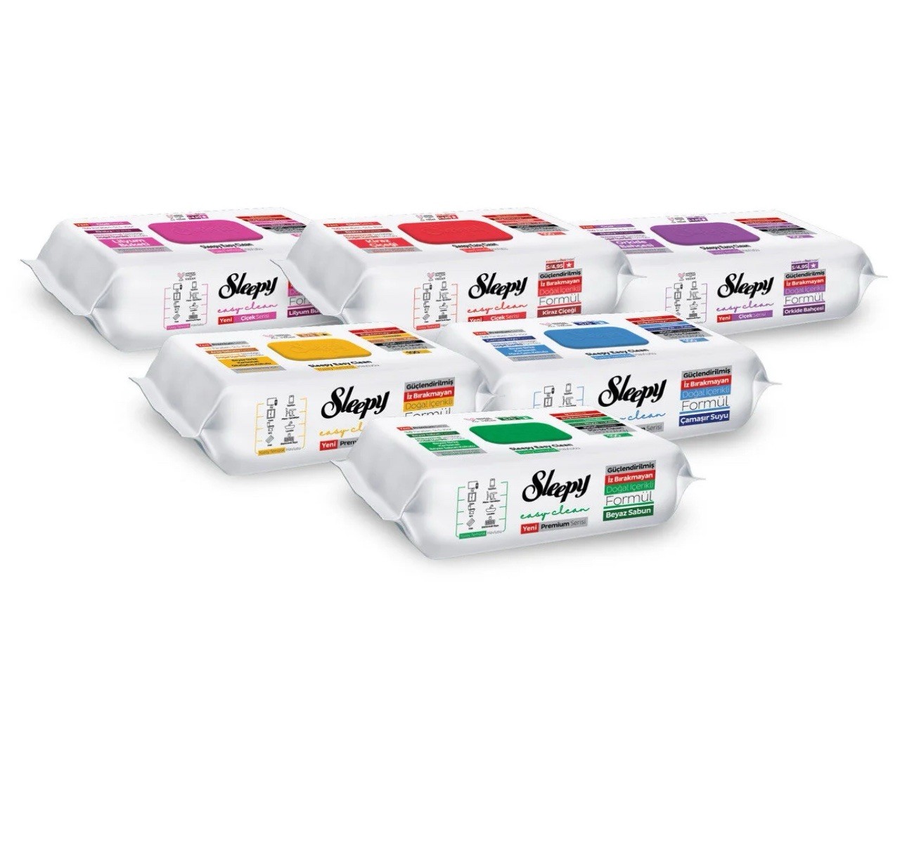 Sleepy Easy Clean Wet Wipe Surface Cleaning Wipes Pack of 100 Pack of 1