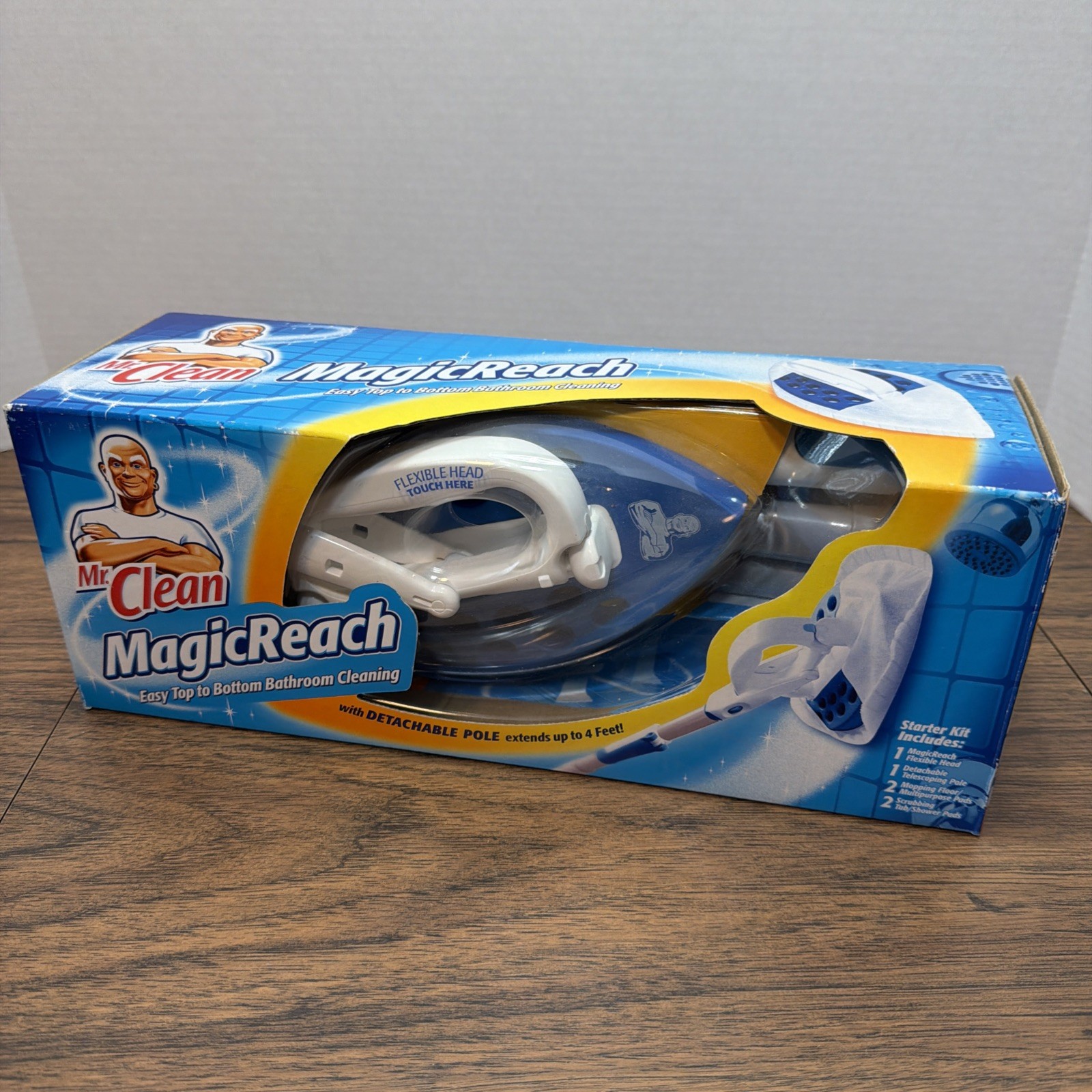 Mr Clean Magic Reach All In One Cleaning Starter Kit Detachable Pole DISCONTINUE
