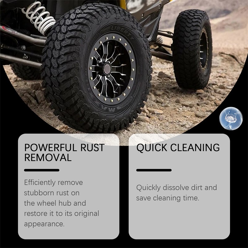 3X Iron Eraser Rust Remover Spray, Car Wheel Paint Brake Dust Fast Cleaner 120ml