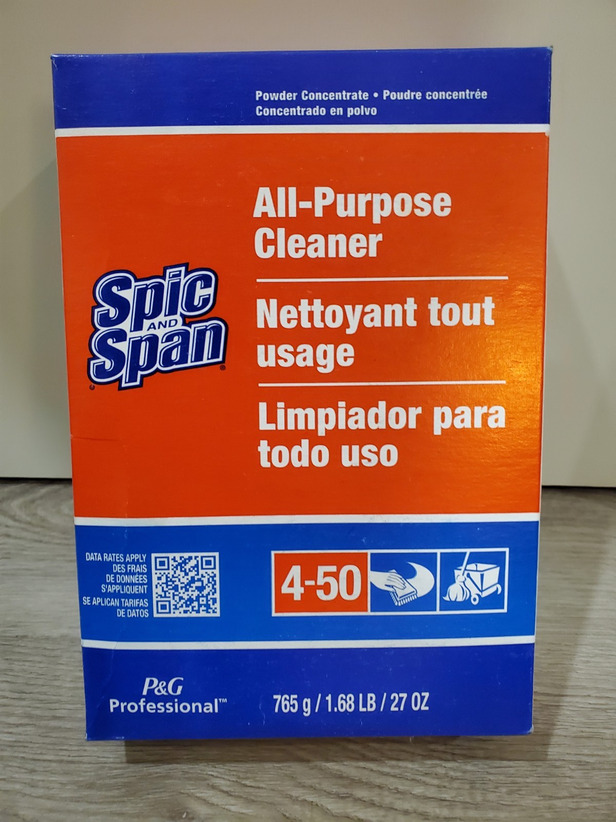 Spic And Span All Purpose Cleaner 4-50 27 Oz Powder Concentrate- Vintage