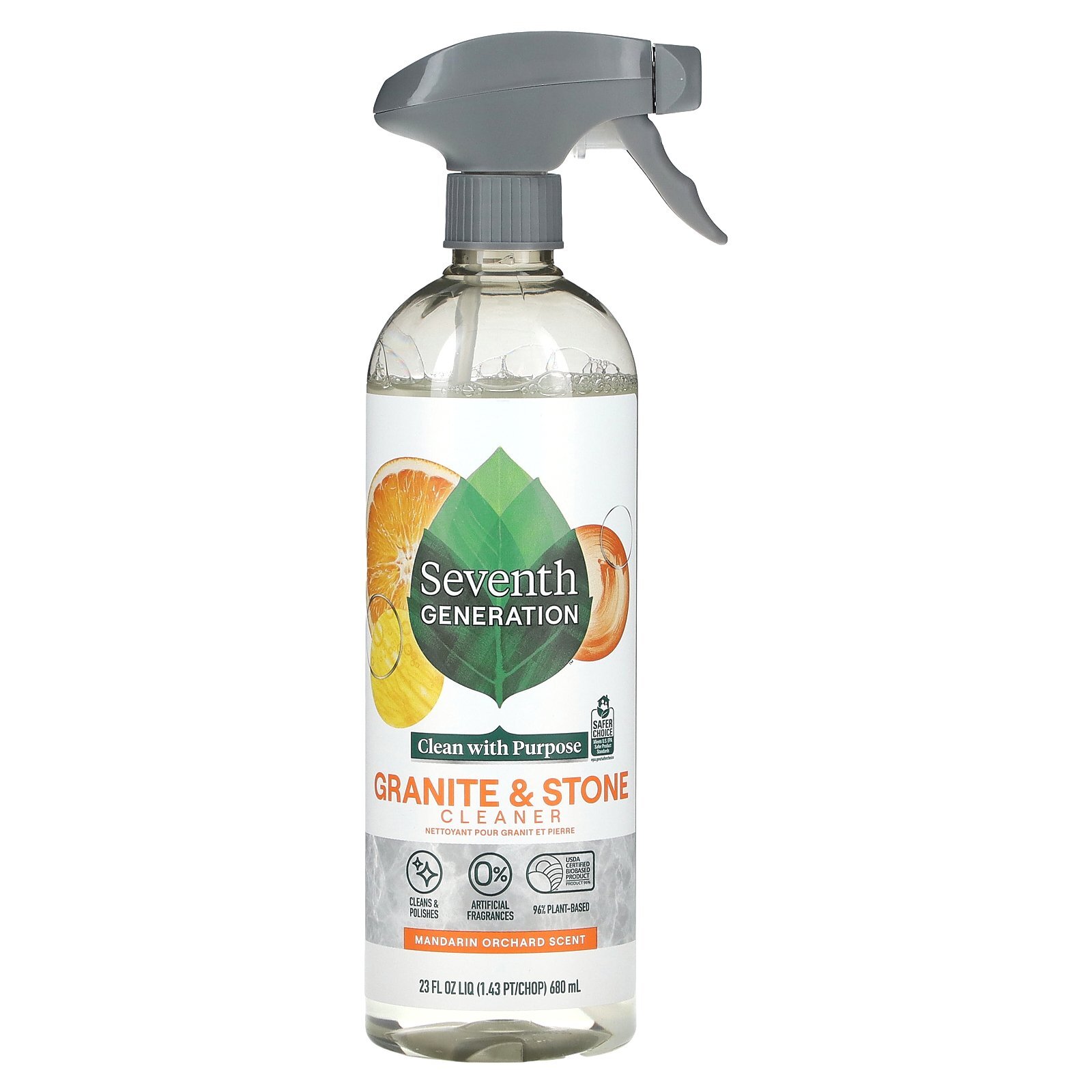 Granite & Stone Cleaner, Mandarin Orchard, 23 fl oz (680 ml)