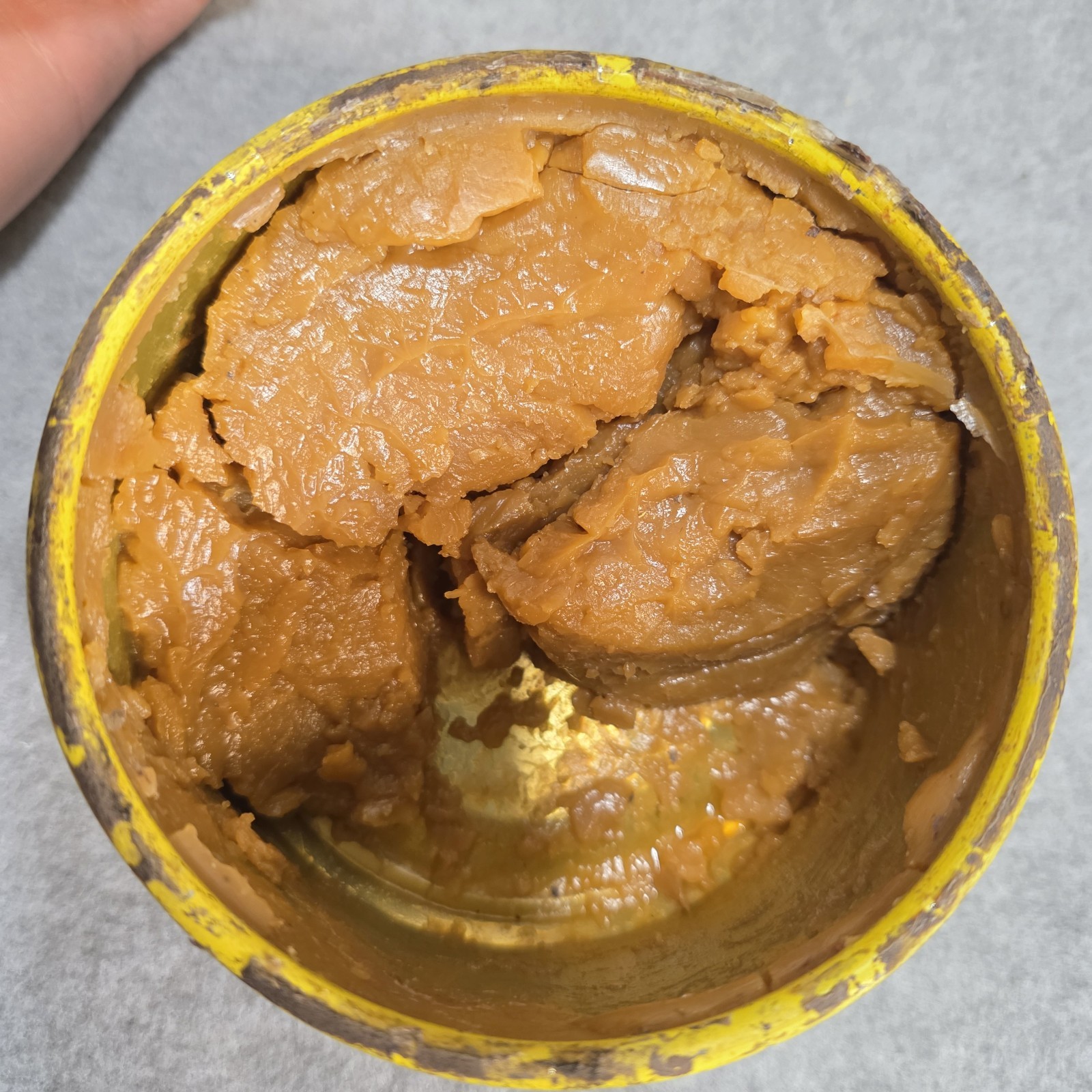 SC Johnson Wood Paste Wax 16 Oz Can Half 60% Full Original Formula