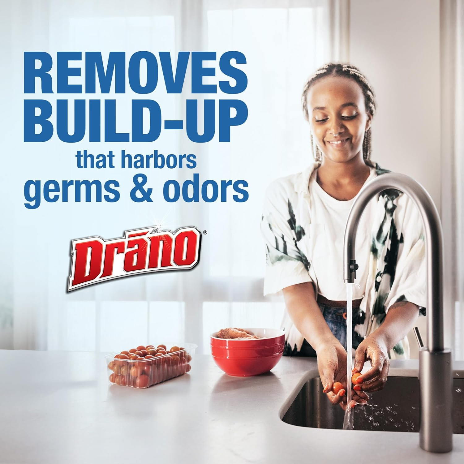 Drano Dual Force Foamer Clog Remover Cleaner Shower Sink Drains 17oz[1][2][3]