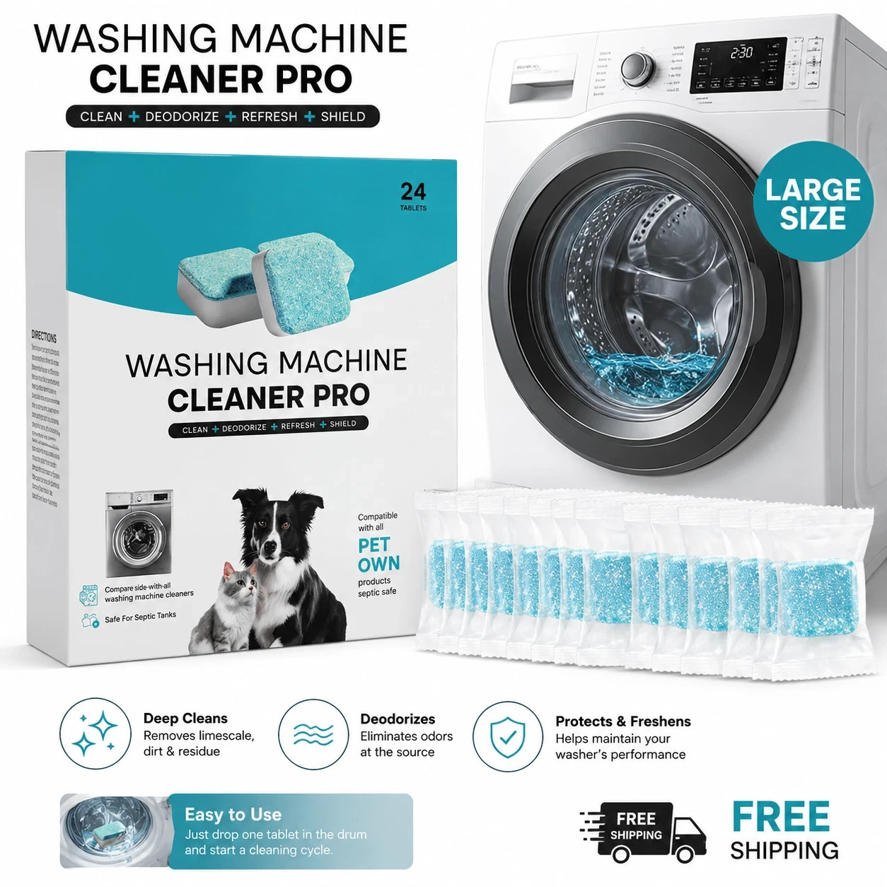 Uproot Clean Washing Machine Cleaner Tablets –