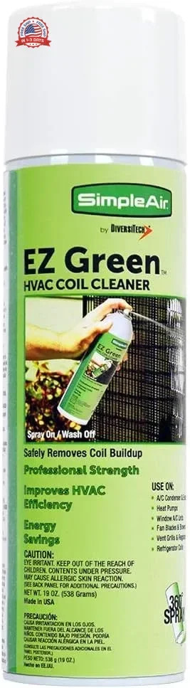 Heavy-Duty HVAC Coil Cleaner Foam Aerosol 19 fl. oz Clear for Air Conditioner Cl