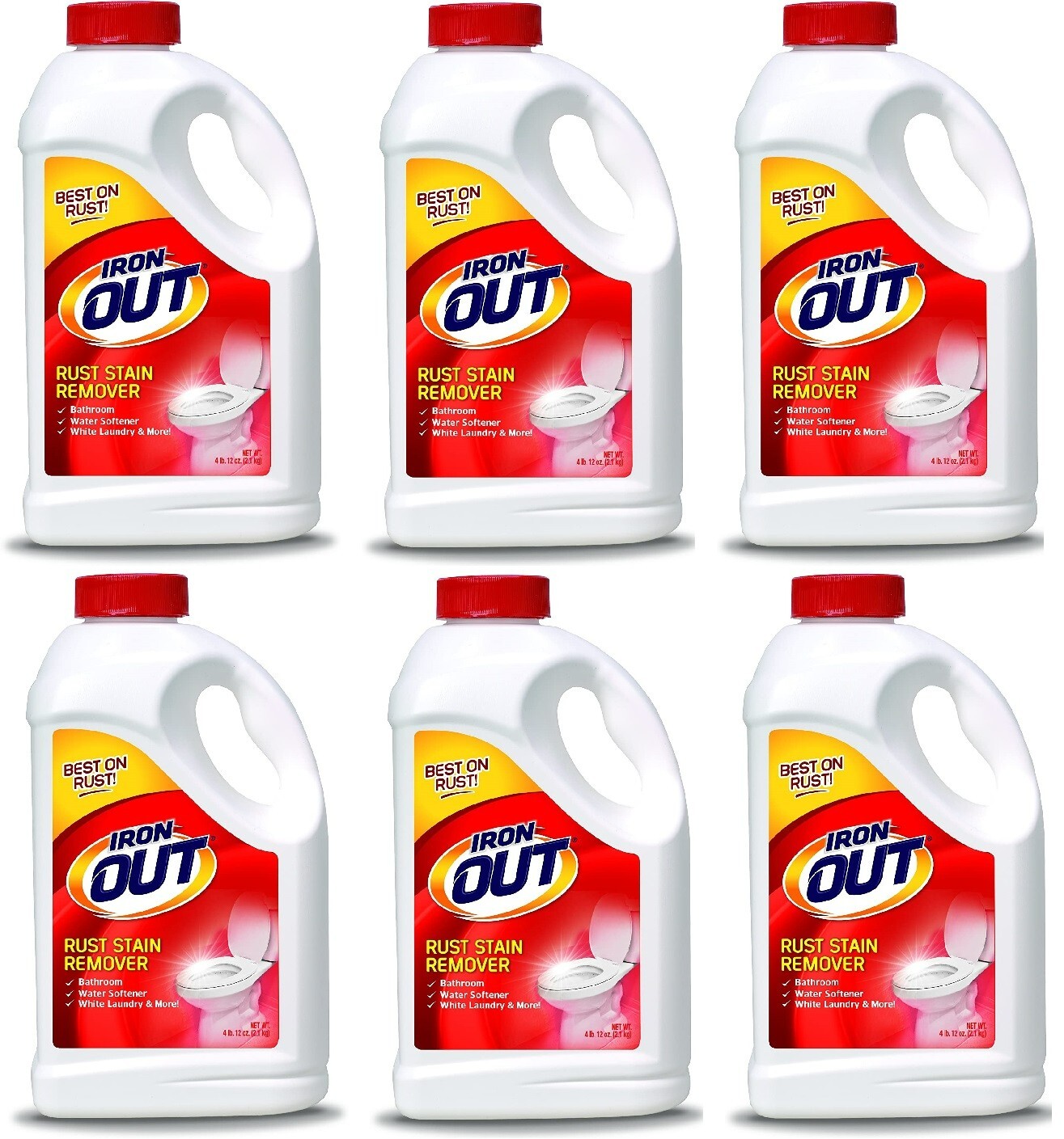 Iron Out 4.75 lb Rust Stain Remover Powder – Quantity 6
