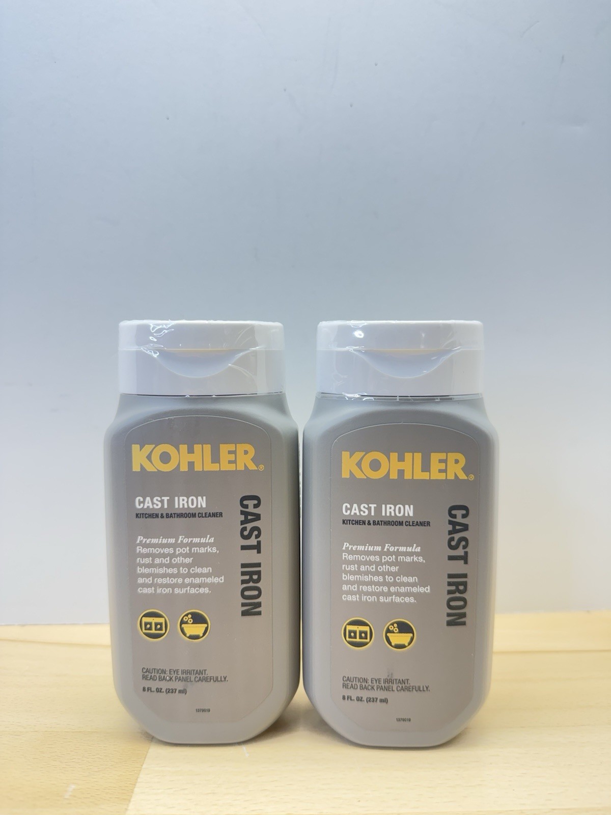 KOHLER Cast Iron Cleaner, for Kitchen and Bathroom, 8 Oz Bottle Lot Of 2