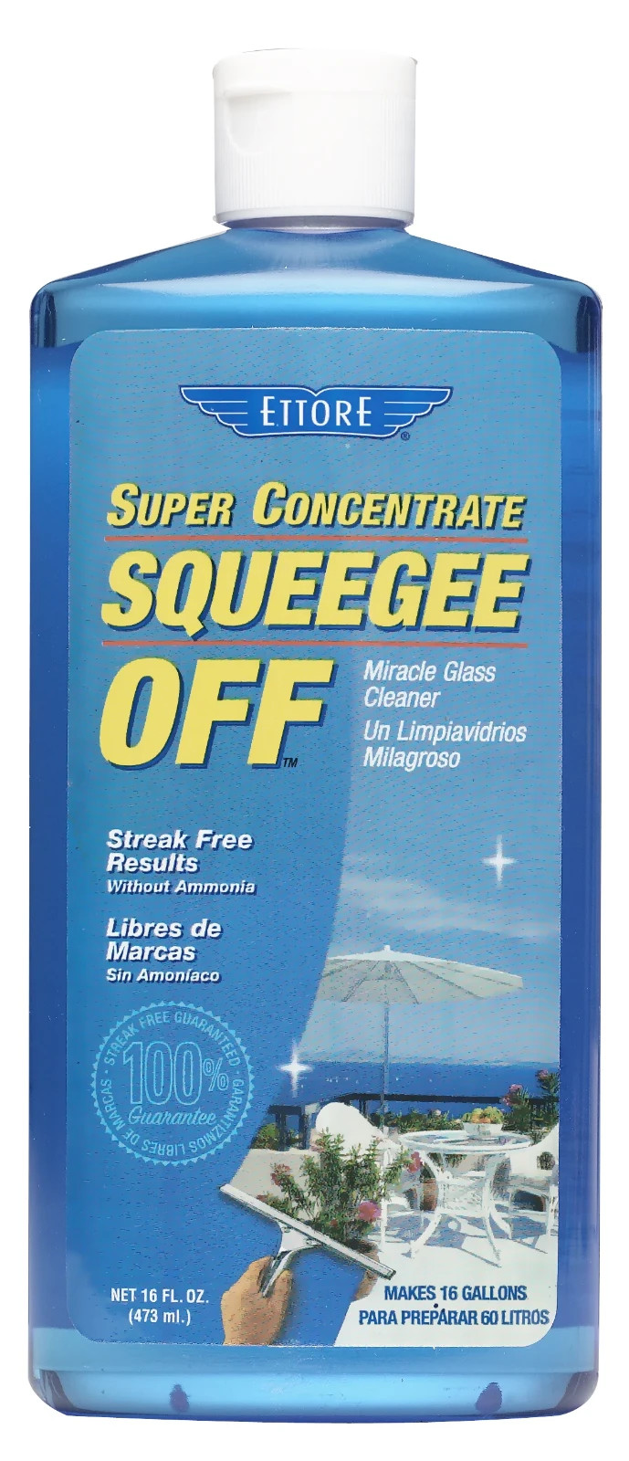 Ettore 30116 Squeegee off Window Cleaning Soap 16 Oz. – BUY MORE & SAVE!!!