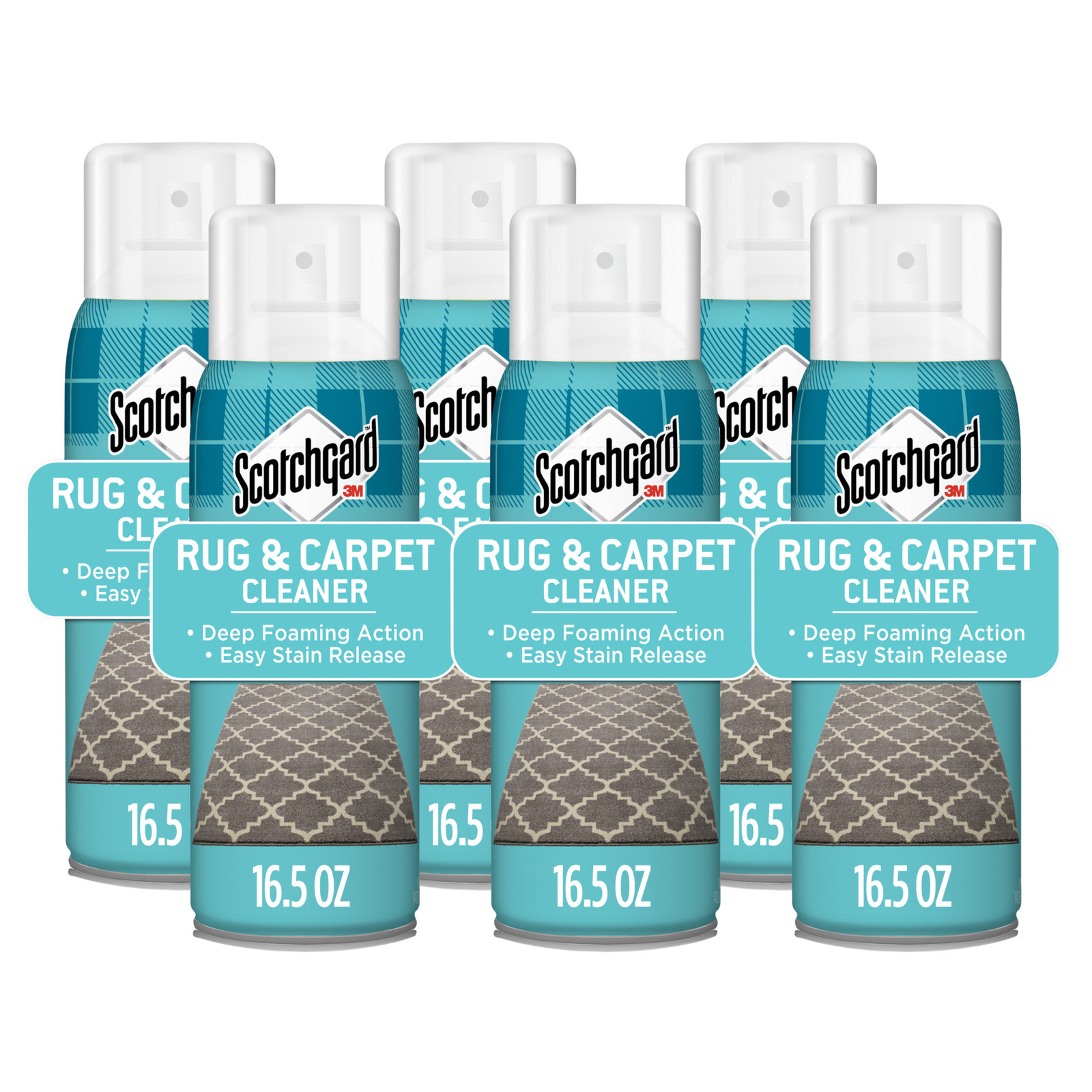 Scotchgard Rug & Carpet Cleaner: 16.5 Ounces (Clear) [6-pack]