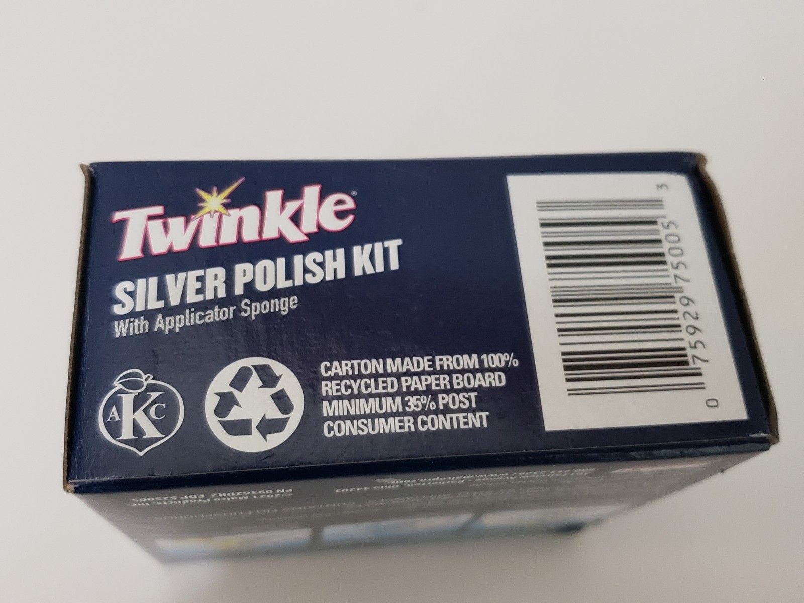 Twinkle Silver Polish Kit – 4 3/8oz Jar with Sponge Anti Tarnish – LOT 2 BOXES