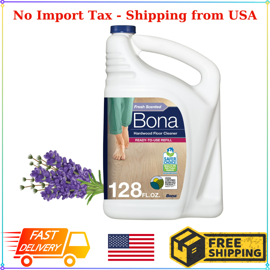 Bona Hardwood Floor Cleaner with Lavender Thyme Refill 128oz