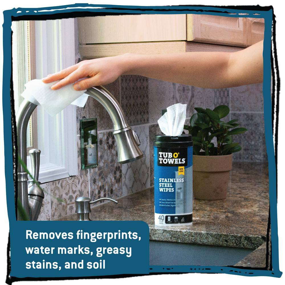 Stainless Steel Cleaning Wipes