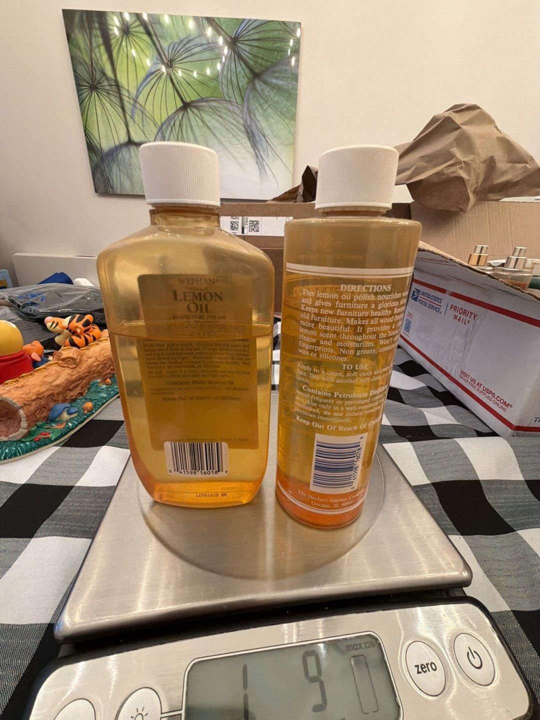 Lot of 2 Weiman Lemon Oil Furniture Polish 16 fl oz Bottles 70% full each fast2S