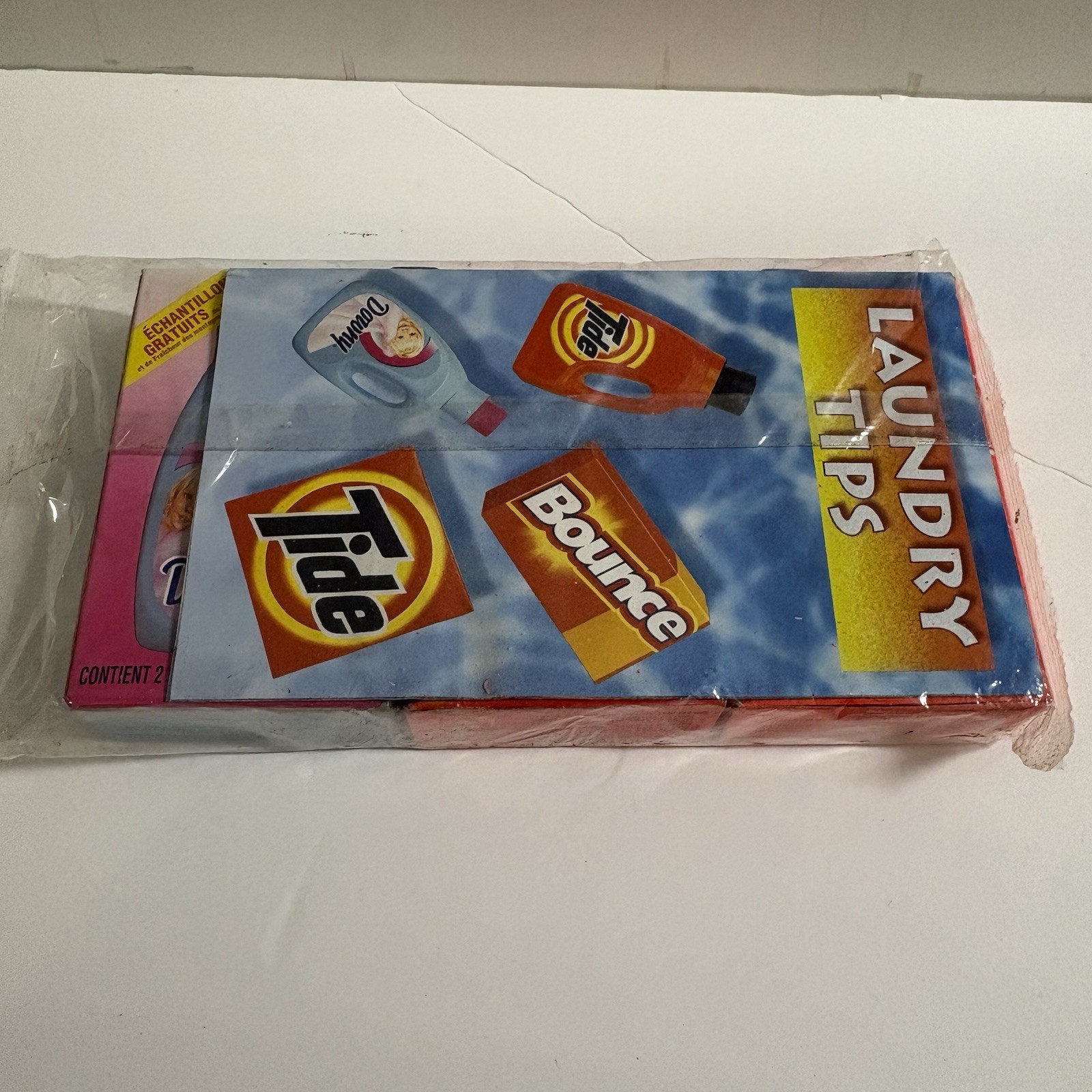 1995 TIDE w/ Bleach Laundry Detergent + DOWNY ULTRA Fabric Softener SAMPLE PACK!