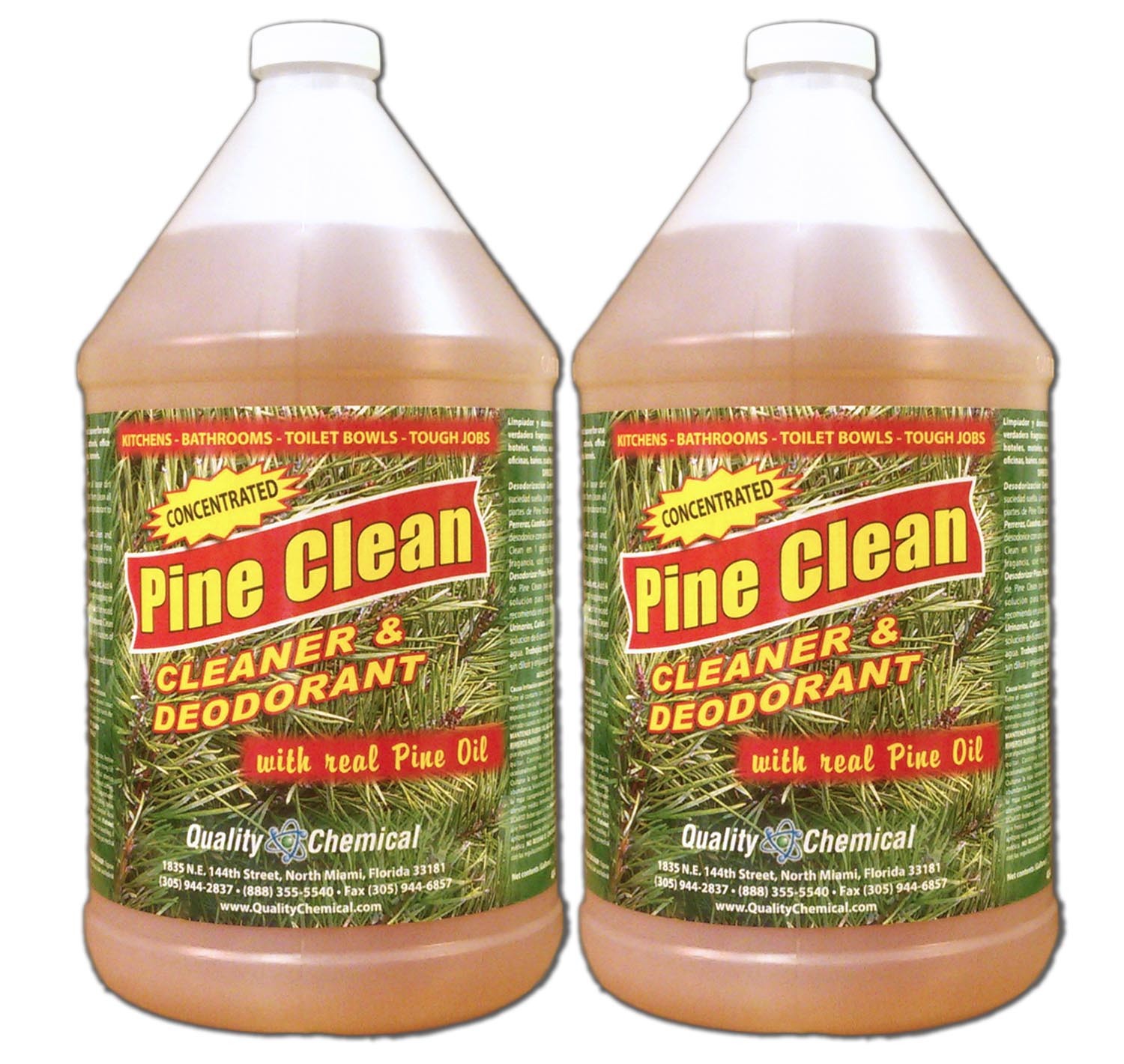 Pine Clean – A powerful, pleasant, deodorizing cleaner – 2 gallon case