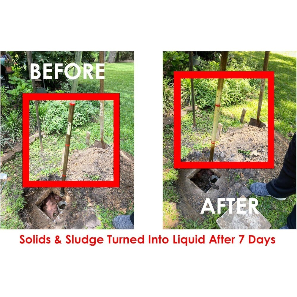 Drain Field Cleaner Tablets by Dr Pooper. Clears Septic Tanks and Drain Field…