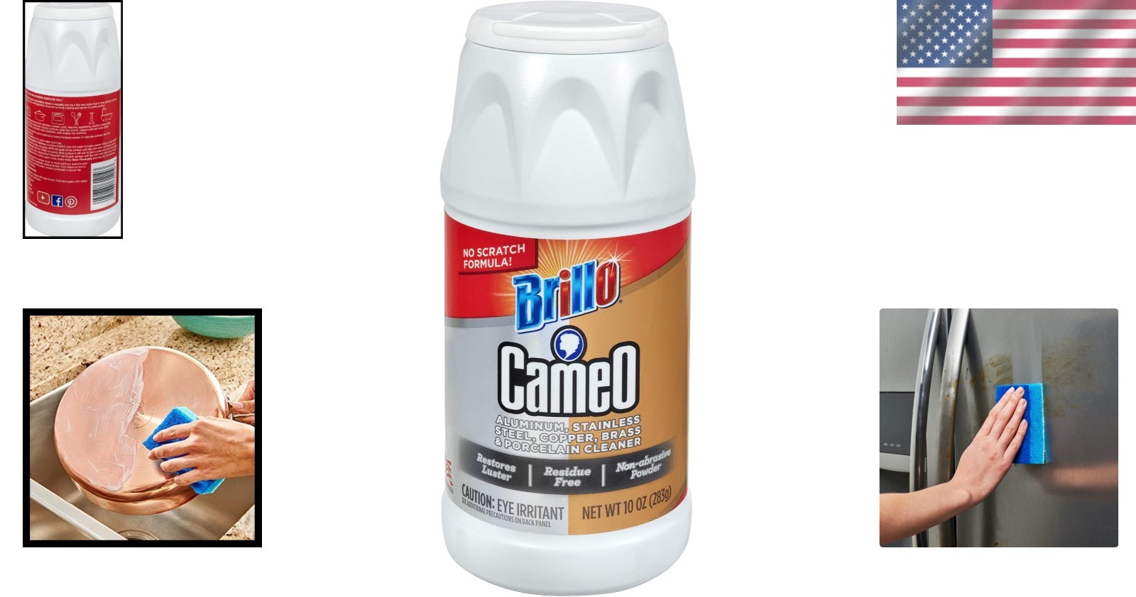 Non-Abrasive Aluminum & Stainless Steel Cleaner – 10 oz Unscented Formula