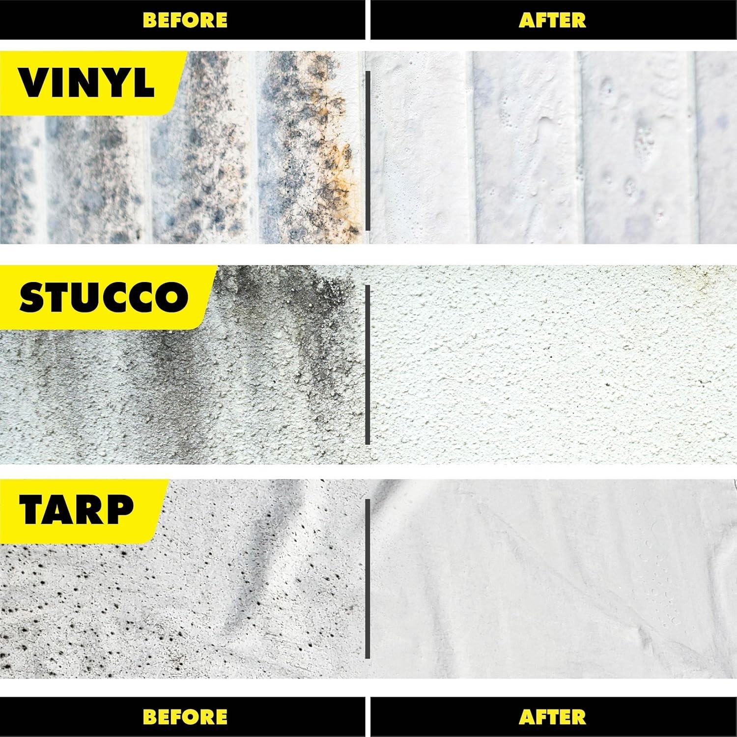 Professional-Grade Mildew & Mold Stain Remover + Cleaner – Instant Contact St…