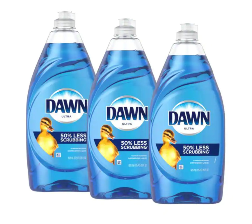 3 Pack Dawn Ultra Dish Soap Dishwashing Liquid 7.5 fl oz Just the Right Size New