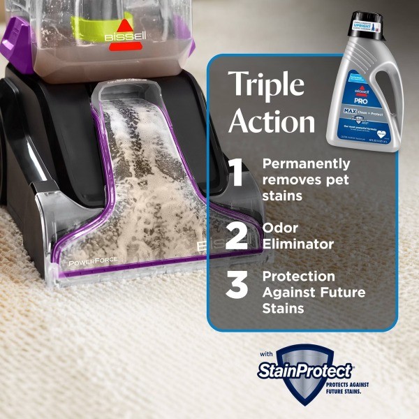 PRO 48 fl oz Max Clean + Protect Upright Carpet Cleaning Formula – 78H63