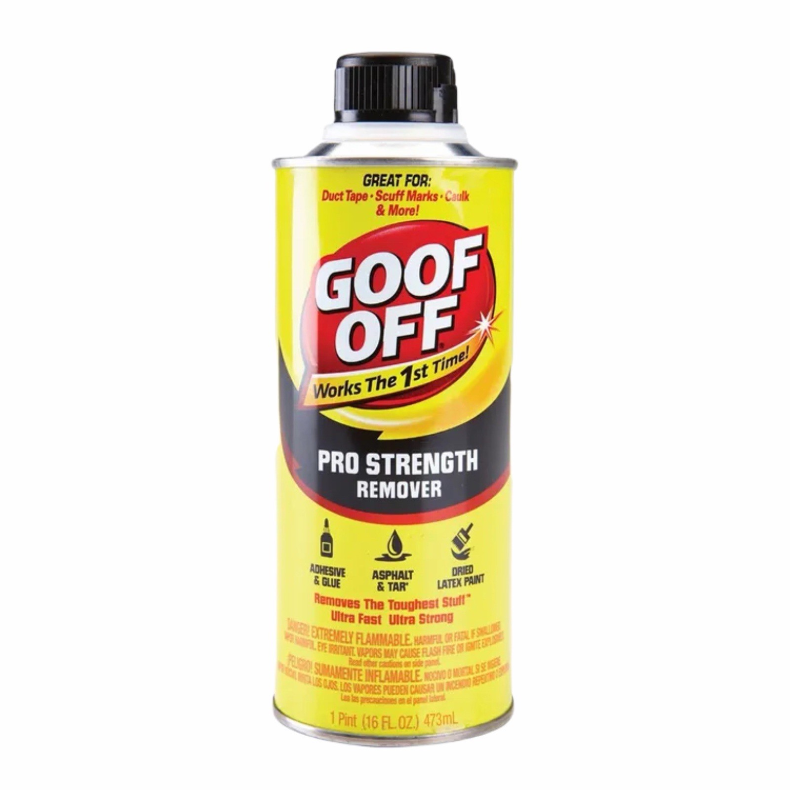 GOOF OFF 16 oz. Professional Strength Remover – Caulk, Glue, Ink, Gum