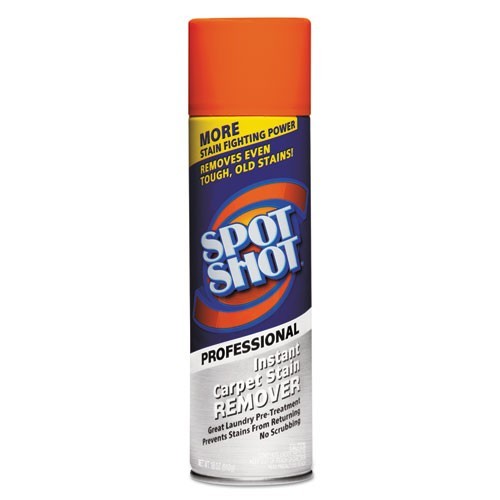 WD-40 Spot Shot Instant Carpet Stain Remover, Unscent,18 oz Aerosol Spray, 12/CT